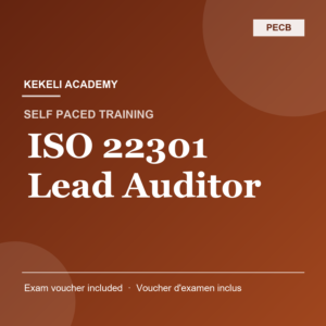 Self Paced PECB ISO 22301 Lead Auditor – Voucher d'examen inclus