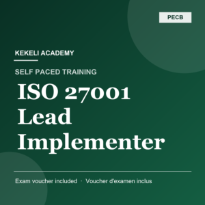 Self Paced PECB ISO 27001 Lead Implementer – Voucher d'examen inclus